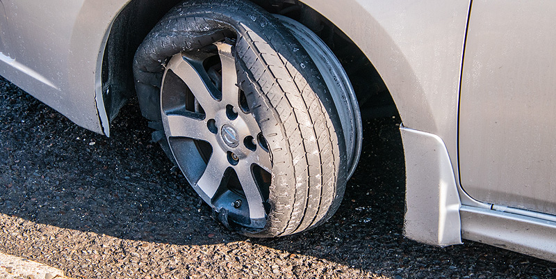 Quoi faire si votre pneu&nbsp;éclate?